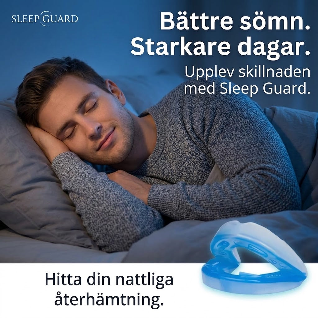 Anti-snarkskena – säker och tystare sömn